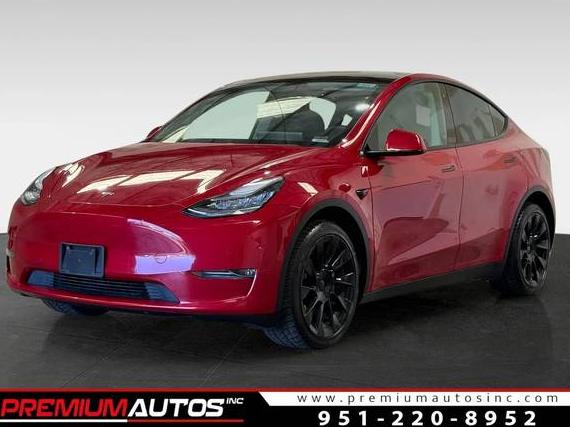 TESLA MODEL Y 2020 5YJYGDEE2LF033842 image